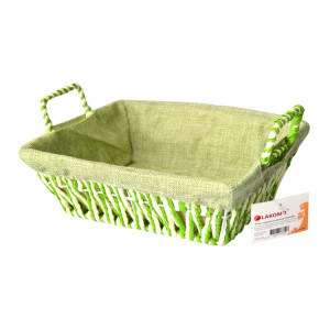 Корзинка для хранения Китай плетеная Green 25 x 19 x 8 см