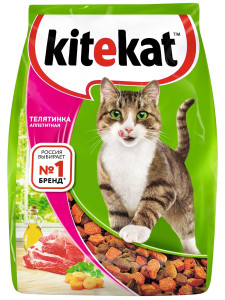 Корм для кошек Kitekat Аппетитная телятина 800 гр