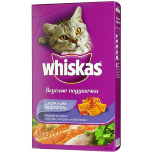 WHISKAS 350 под/паштет тунец/креветка