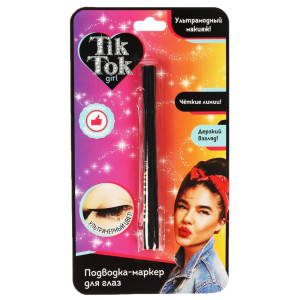 Подводка для глаз Tik Tok Girl тон черный