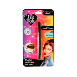 Подводка для глаз Tik Tok Girl тон черный штамп штамп