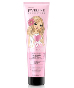 Молочко для тела Eveline Glow and Go Мерцающее 3в1 розовый перламутр 150 мл