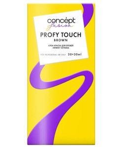 Крем-краска для бровей Concept Fusion Profy Touch Эффект татуажа тон коричневый 30 мл и 20 мл - 1