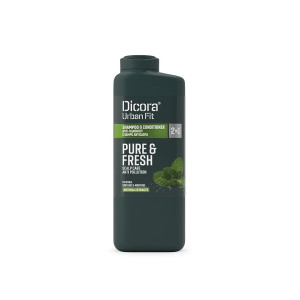 Шампунь для волос Dicora Pure&Fresh  2 в 1 с кондиционером против перхоти 400 мл