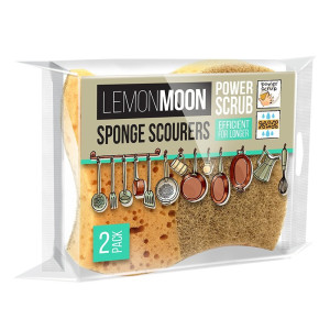 Lemon Moon Retro Губки д/посуды 2шт 11х7х3,4см