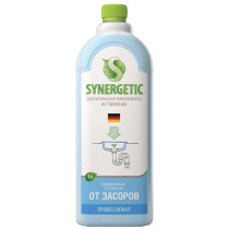 Чистящее средство Synergetic от засоров концентрированное без запаха 1 л