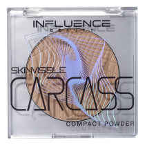 Пудра для лица Influence Beauty Skinvisible Carcass компактная легкая тон 04 Темно-бежевый 4.2 гр