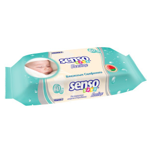 Салфетки влажные Senso Baby Ecoline Детские 60 шт