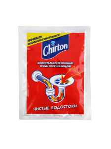 Чистящее средство Chirton для прочистки труб горячей водой 80 гр