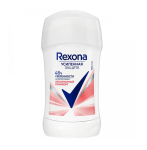 Дезодорант-антиперспирант стик Rexona Абсолютный комфорт 40 мл