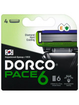 Сменные кассеты DORCO PACE 6 Мужские 4 шт