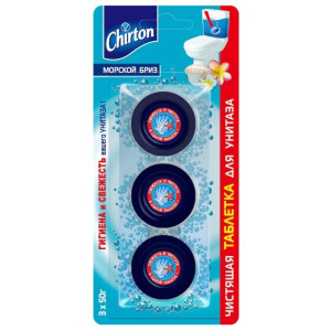 Таблетка для бачка унитаза Chirton Морской прибой 3*50 гр