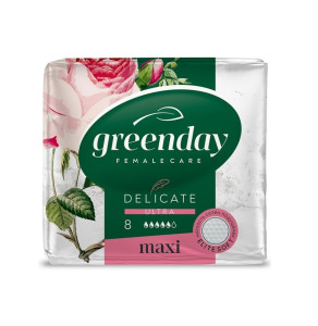 Прокладки гигиенические Green Day Delicate Ultra Maxi Dry 8шт - 1