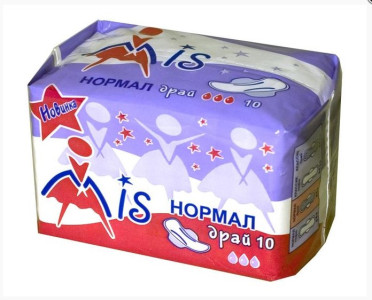 Прокладки гигиенические Mis Normal Dry 3 капли 10 шт