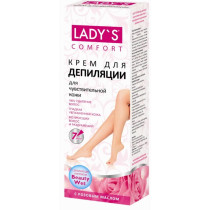 Крем для депиляции Lady-s с розовым маслом Для чувствительной кожи 100 мл