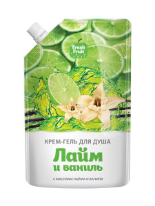 Крем-гель для душа Fresh Fruit Лайм и ваниль 200 мл