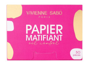 Салфетки для лица Vivienne Sabo Papier Matifiant матирующие 50 шт