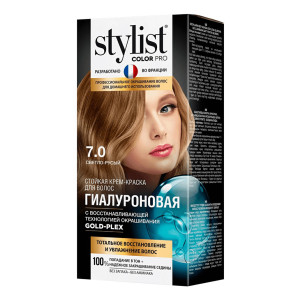 Крем-краска для волос Stylist Color Pro стойкая без аммиака тон 7.0 Светло-русый 115 мл