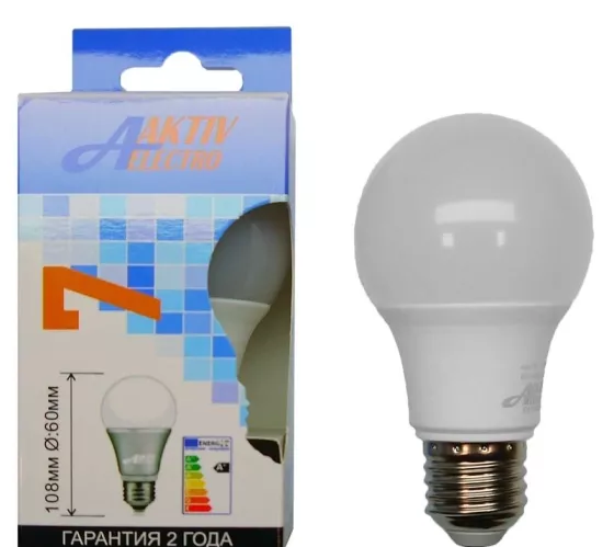 Лампа светодиодная  АктивЭлектро Regular LED-A 7Вт 220-240В 4000К 600Лм Е27 – 1