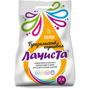 Стиральный порошок La CHISTA для цветного белья Бразильский карнавал 2.4 кг