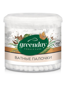 Ватные палочки Green Day 200 шт