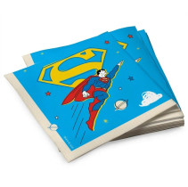 Салфетки бумажные Супермен Трехслойные 33*33 см 20 шт