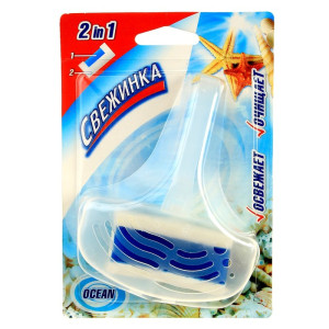 Туалетный блок Свежинка гелевый блистер Океан 1 шт