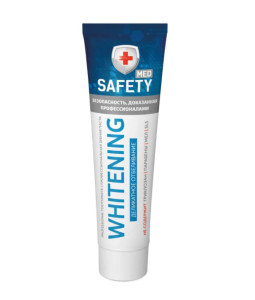 Зубная паста Safety Med Whitening для деликатного отбеливания зубов 100 мл - 1