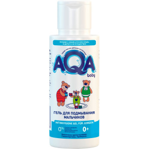 Гель для подмывания AQA Baby Travel для мальчиков 100 мл