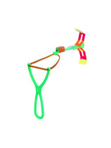 ИГРОЛЕНД Стрелялка крутящаяся, свет, пластик, 3хAG3, 15 см, 5 цветов