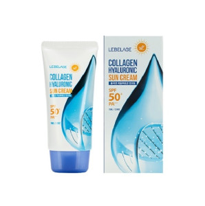 Солнцезащитный крем Lebelage с коллагеном и гиалуроновой кислотой SPF 50+ PA+++ 70 мл