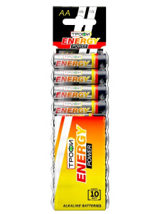 Батарейка Трофи ENERGY POWER АА LR6-10BL Alkaline 10 шт