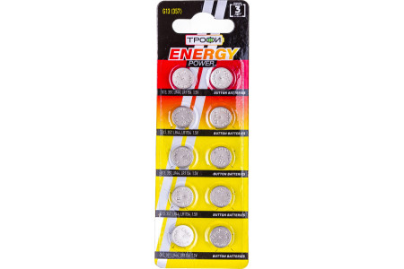 Батарейка Трофи ENERGY POWER G13 (357) LR1154 LR44 10 шт