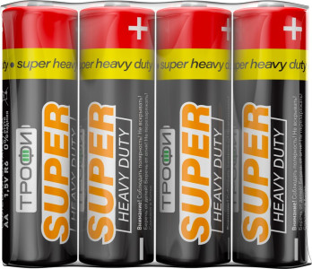 Батарейка Трофи SUPER HEAVY DUTY AA R6-4S Zinc 4 шт
