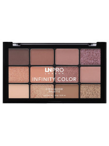 Палетка теней для век LN Professional Infinity Color  тон 103 сиренево-песочный