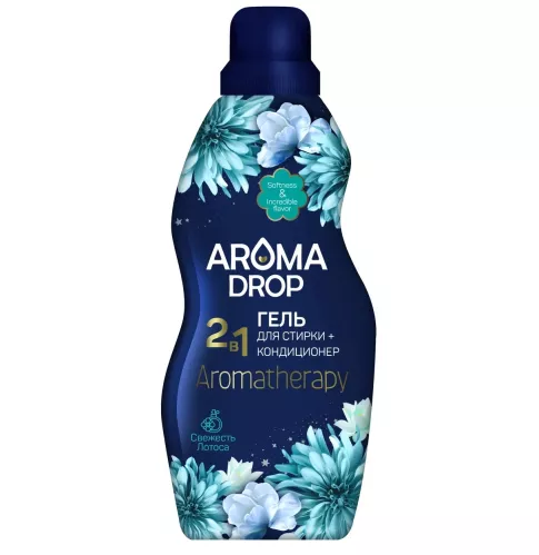 Гель для стирки Aroma Drop Aromatherapy 2в1 Свежесть лотоса 1 л – 1