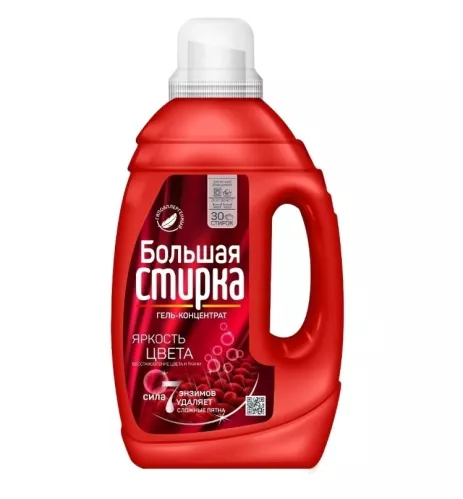 Гель для стирки Большая стирка  Color концентрат 1.2 л – 1