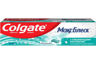 Зубная паста Colgate Макс фреш с отбеливающими пластинками 50 мл