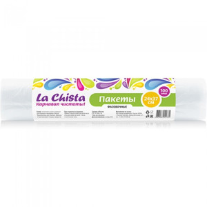 Пакеты фасовочный LА CHISTA  24х37 100шт
