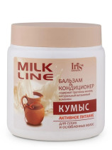 Iris "Milk Line" Бальзам-конд.д/волос "Кумыс" активное питание д/сух.и осл.вол, 500мл