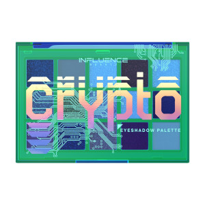 Палетка теней для век Influence Beauty Crypto тон 01 15 оттенков 