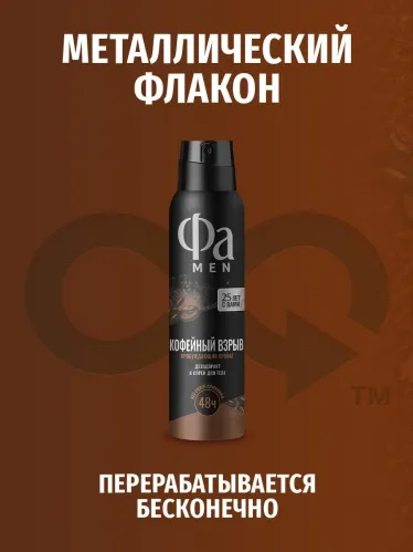 Дезодорант спрей Фа Coffee Burst для мужчин 150 мл – 5