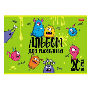 Альбом для рисования Hatber  Монстрики А4 20 л