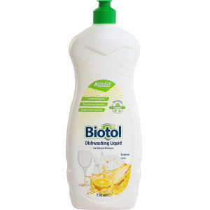 Средство для мытья посуды Biotol Лимон 750 мл