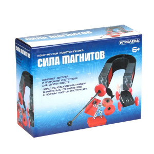 ИГРОЛЕНД Конструктор робототехника "Сила магнитов", ABS, магнит, металл, 16,5х6х12,5см