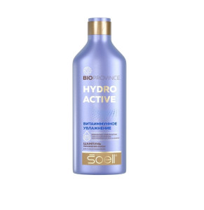 Шампунь для волос Soell Hydro active увлажнение и блеск 400 мл