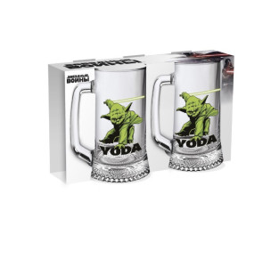 Дисней Кружка "Ладья" 500 мл "Star Wars Yoda"