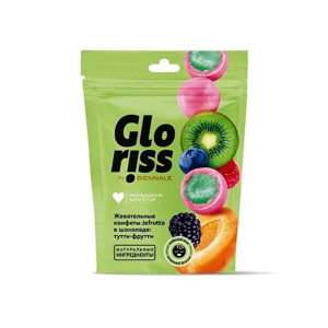 Жеват. конфета Gloriss Jefrutto тутти-фрутти 35г