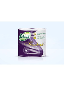 Т.бумага BELUX Стандарт 2-х сл. белая 4 рул