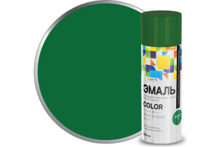 Эмаль аэрозольная универсальная ЛАКРА Color зеленый 37 (12)